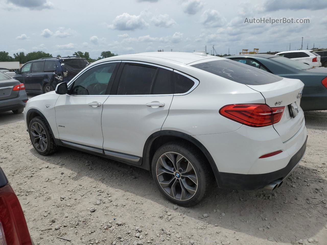 2015 Bmw X4 Xdrive28i White vin: 5UXXW3C58F0M86649