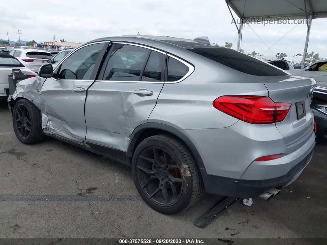 2015 Bmw X4 Xdrive28i Silver vin: 5UXXW3C58F0M88689