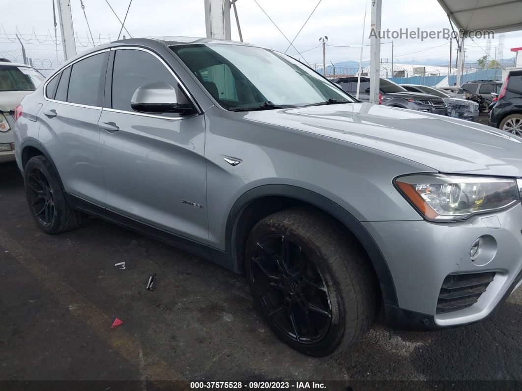 2015 Bmw X4 Xdrive28i Silver vin: 5UXXW3C58F0M88689