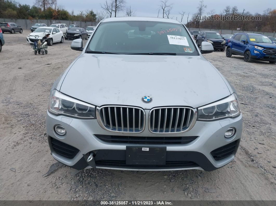 2015 Bmw X4 Xdrive28i Silver vin: 5UXXW3C58F0M88756