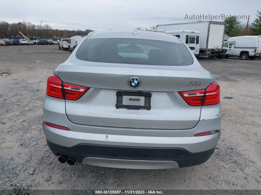 2015 Bmw X4 Xdrive28i Silver vin: 5UXXW3C58F0M88756