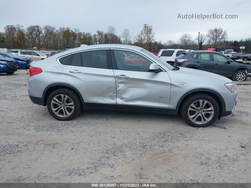 2015 Bmw X4 Xdrive28i Silver vin: 5UXXW3C58F0M88756