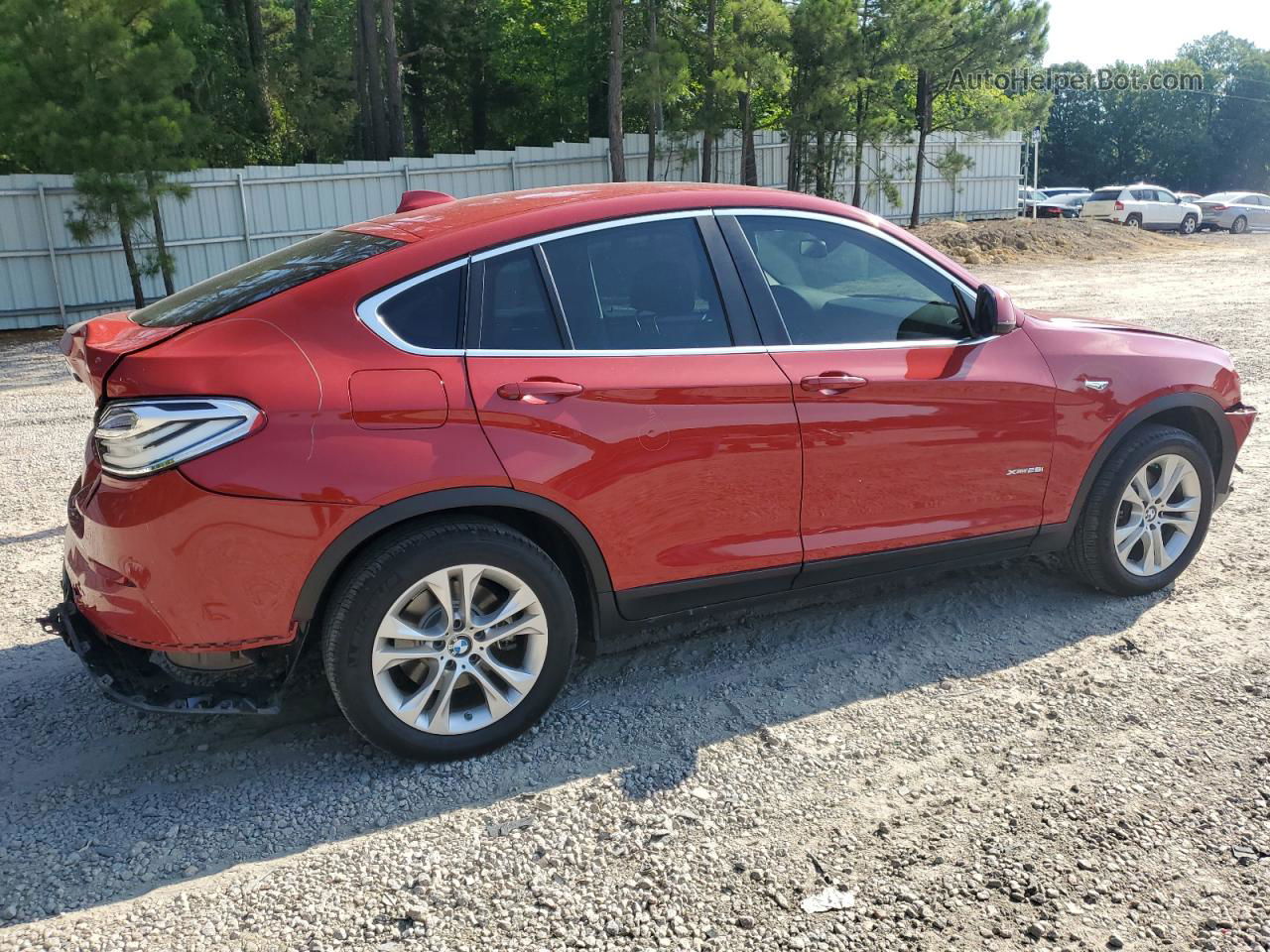 2015 Bmw X4 Xdrive28i Red vin: 5UXXW3C59F0F89307