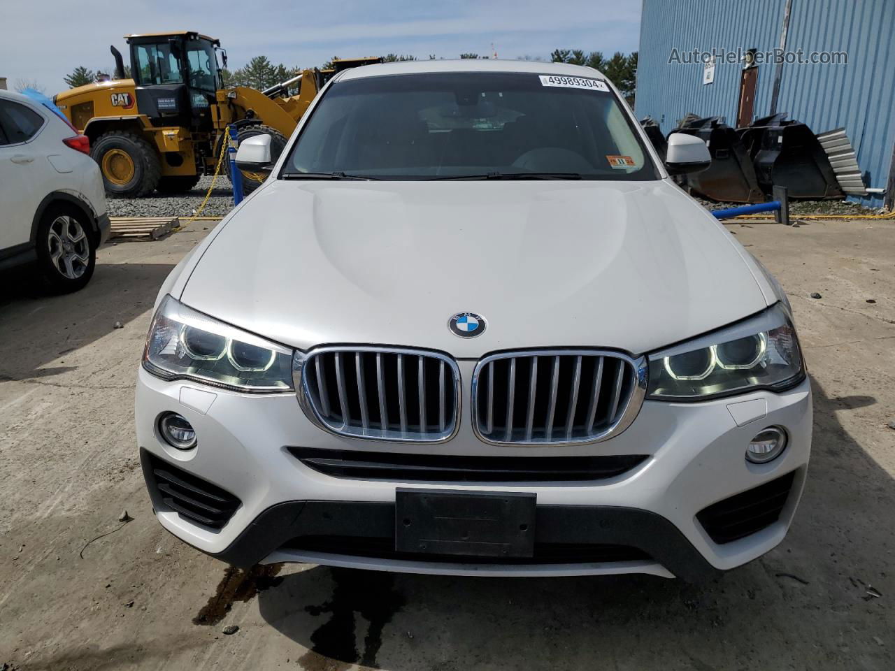 2015 Bmw X4 Xdrive28i White vin: 5UXXW3C59F0F89517