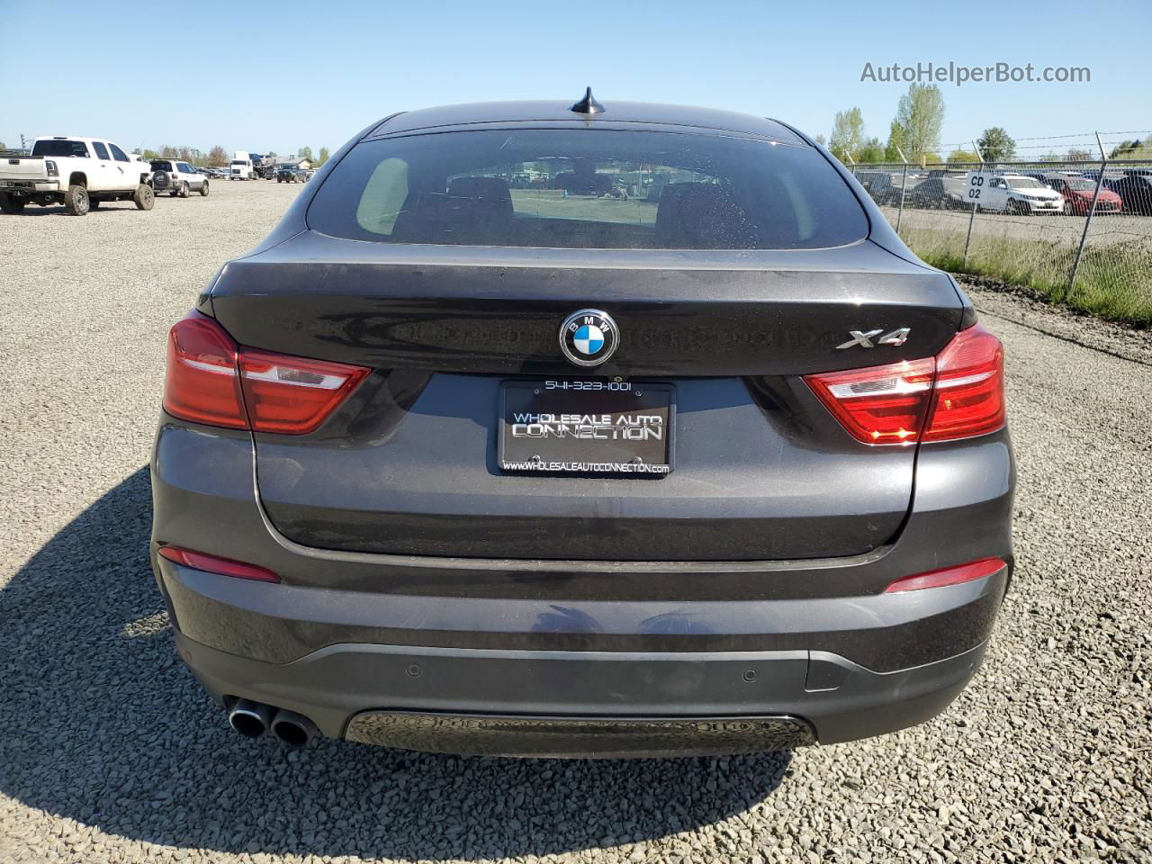 2015 Bmw X4 Xdrive28i Charcoal vin: 5UXXW3C59F0M87440