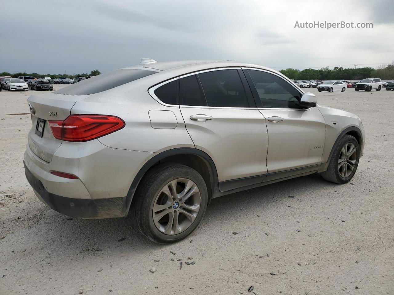 2015 Bmw X4 Xdrive28i Silver vin: 5UXXW3C59F0M88300