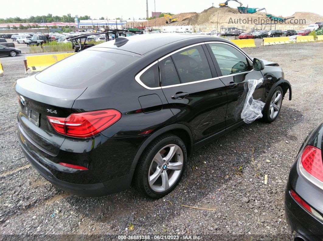 2015 Bmw X4 Xdrive28i Black vin: 5UXXW3C59F0M88801