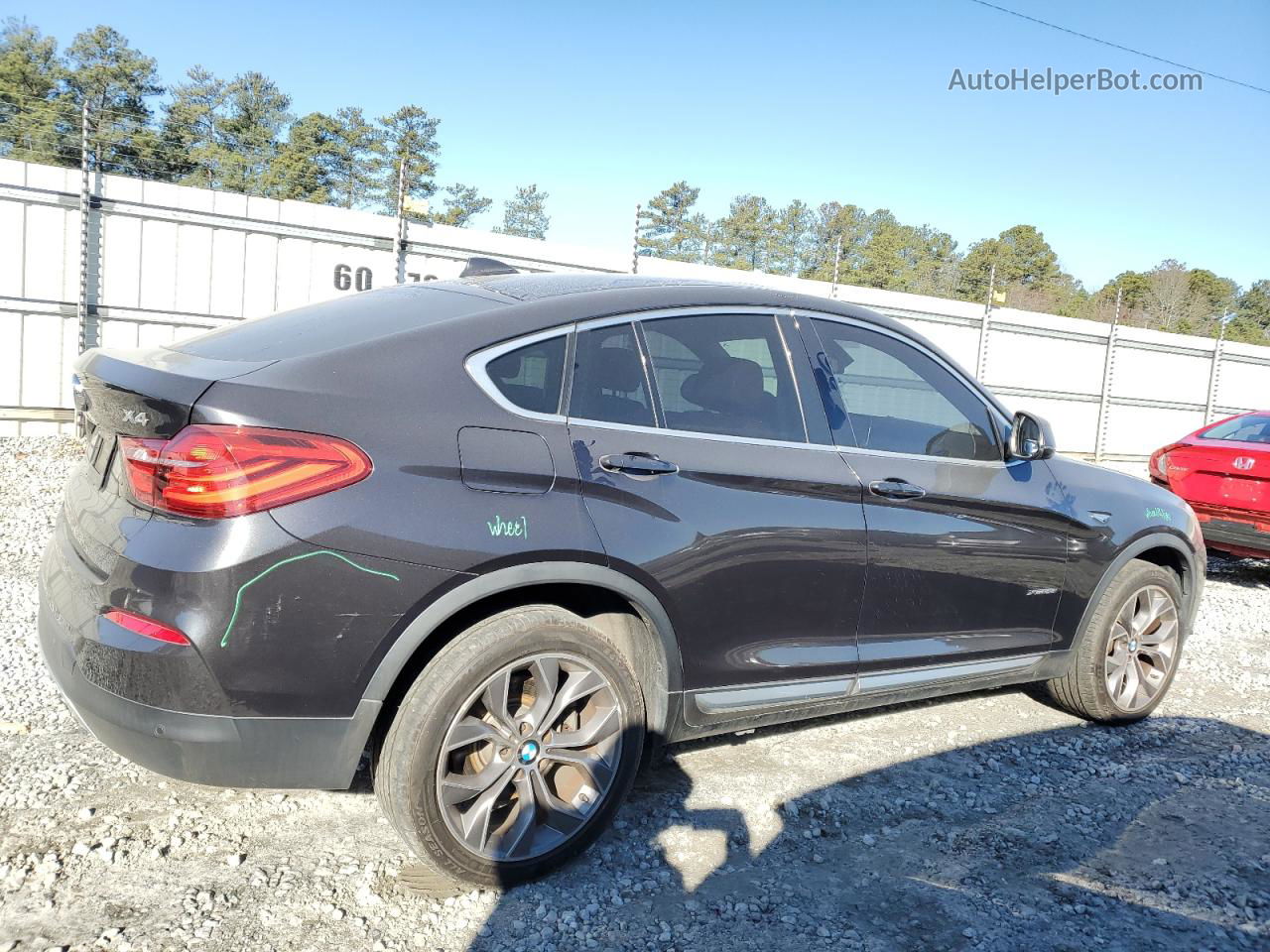 2015 Bmw X4 Xdrive28i Gray vin: 5UXXW3C5XF0F88621