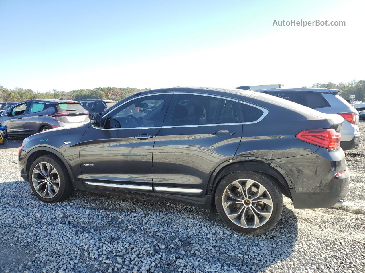 2015 Bmw X4 Xdrive28i Gray vin: 5UXXW3C5XF0F88621