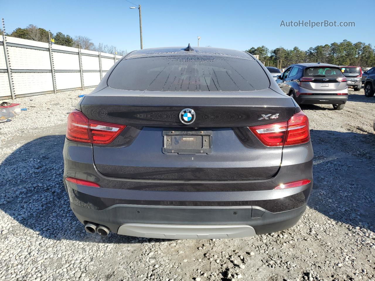 2015 Bmw X4 Xdrive28i Gray vin: 5UXXW3C5XF0F88621