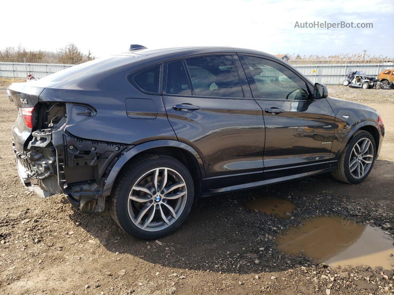 2015 Bmw X4 Xdrive28i Charcoal vin: 5UXXW3C5XF0M87351