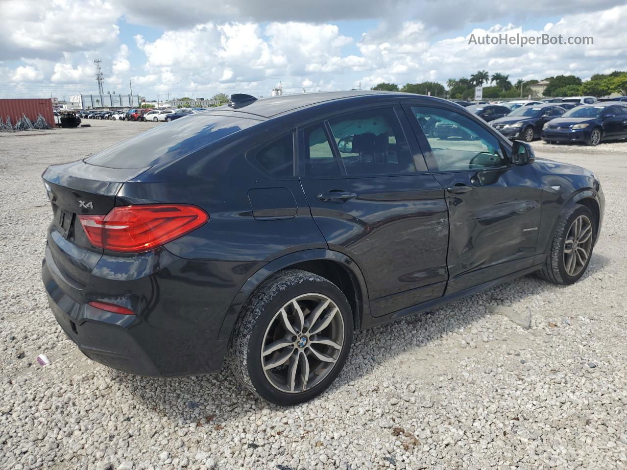 2015 Bmw X4 Xdrive28i Black vin: 5UXXW3C5XF0M87494