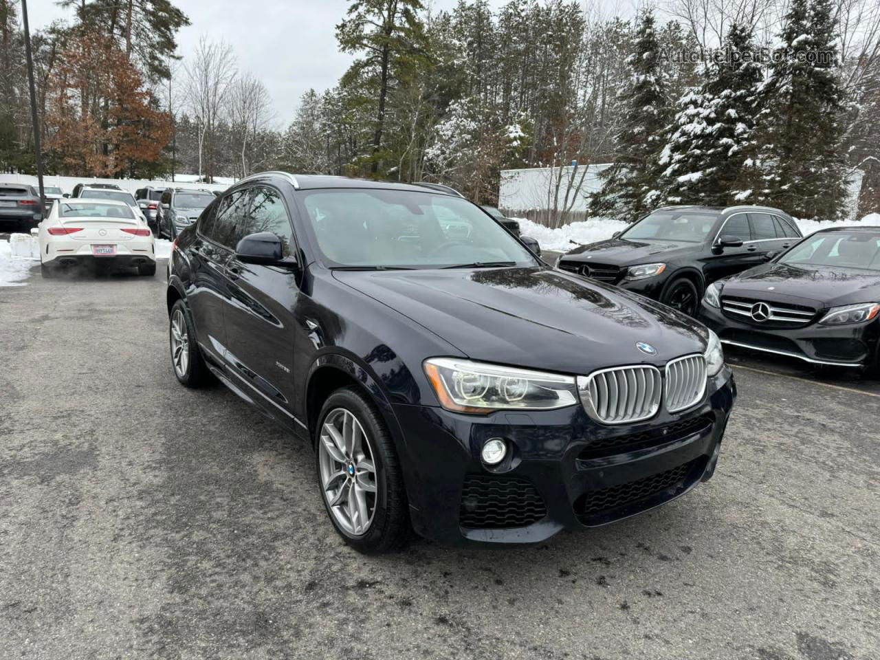 2015 Bmw X4 Xdrive35i Black vin: 5UXXW5C50F0E87051