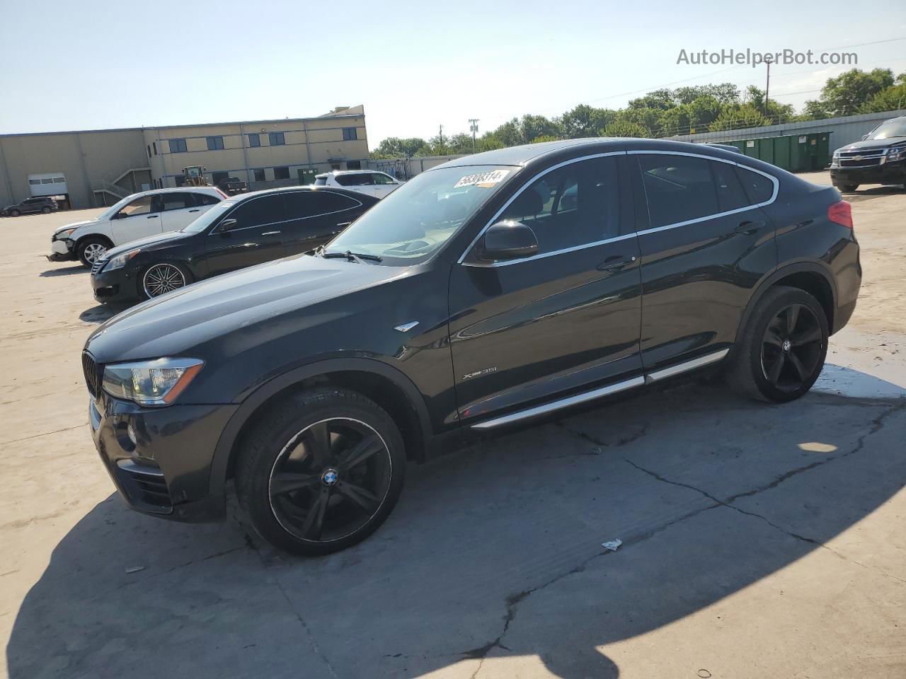 2015 Bmw X4 Xdrive35i Black vin: 5UXXW5C51F0E87110