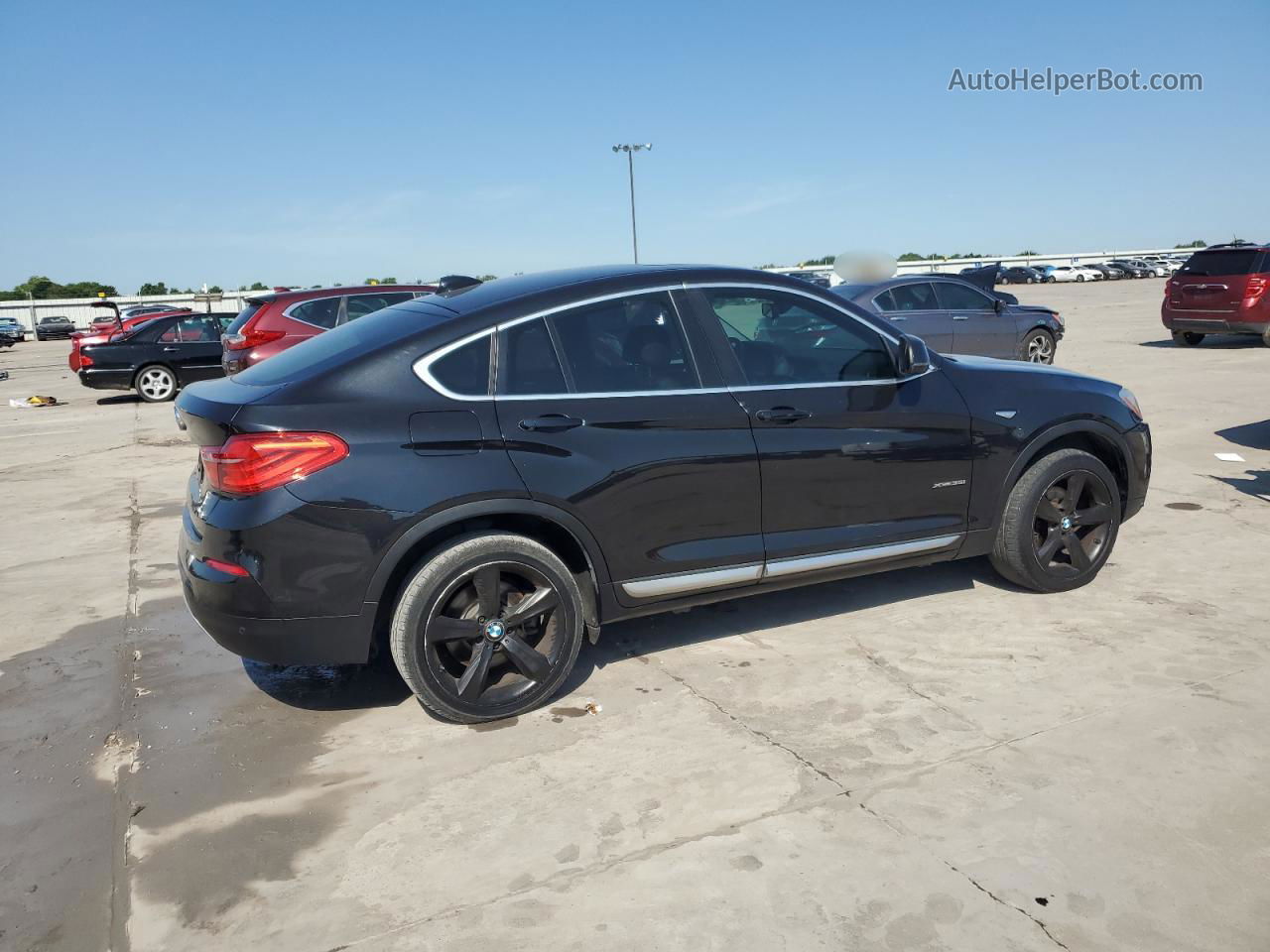 2015 Bmw X4 Xdrive35i Black vin: 5UXXW5C51F0E87110