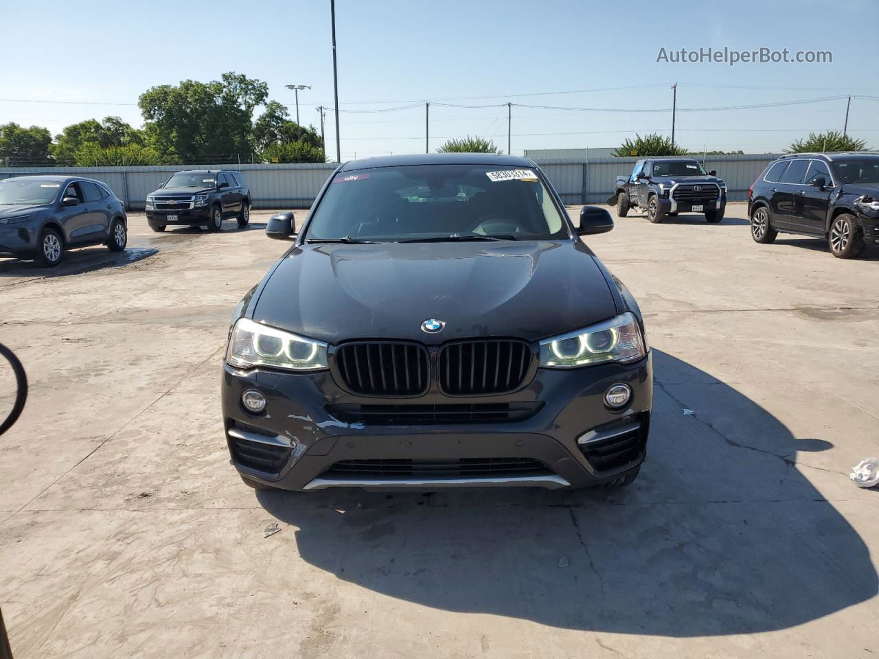 2015 Bmw X4 Xdrive35i Black vin: 5UXXW5C51F0E87110