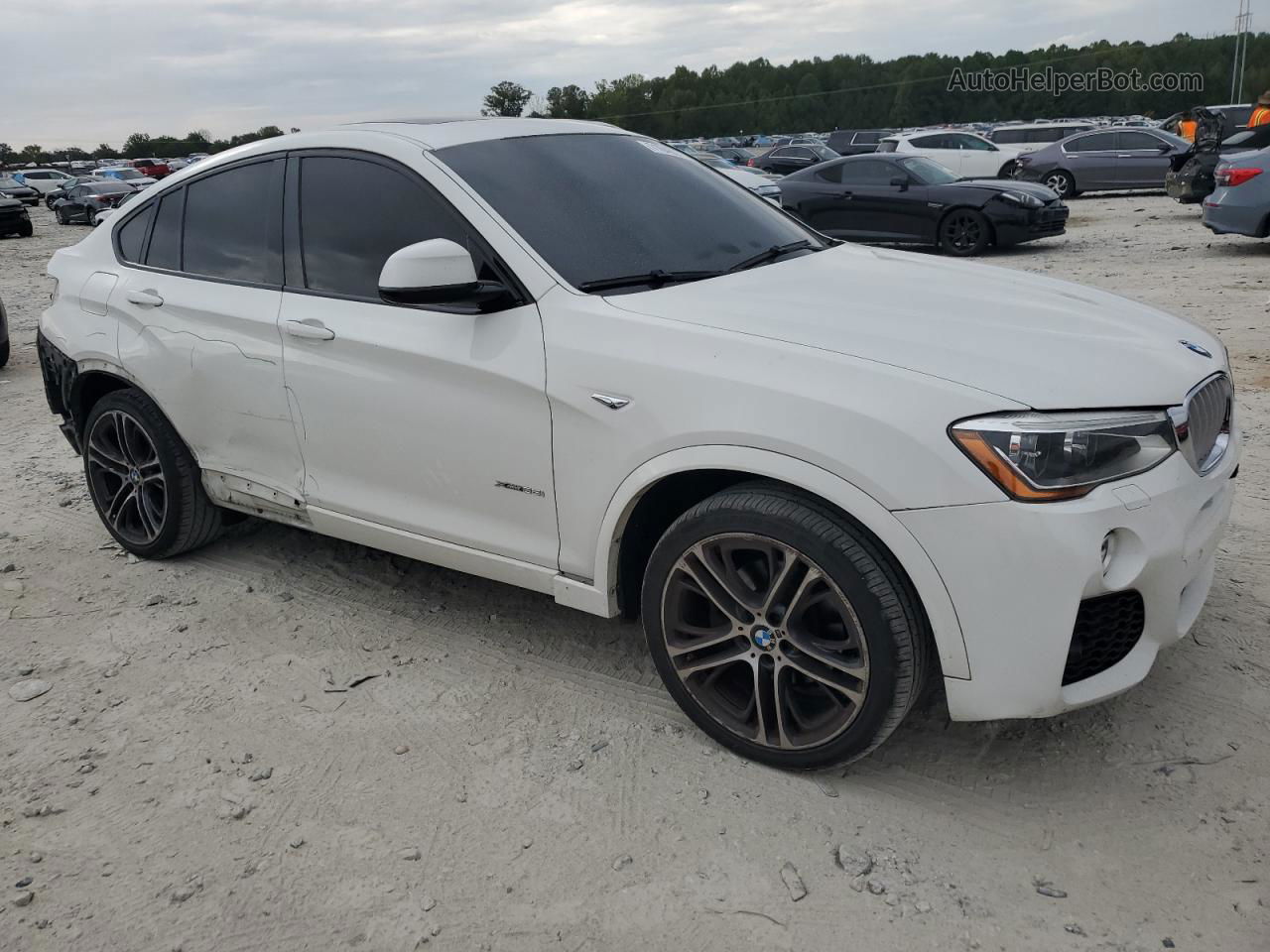 2015 Bmw X4 Xdrive35i White vin: 5UXXW5C53F0E88226