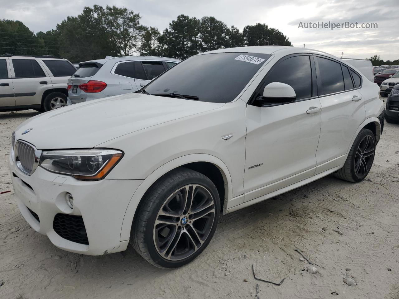 2015 Bmw X4 Xdrive35i White vin: 5UXXW5C53F0E88226