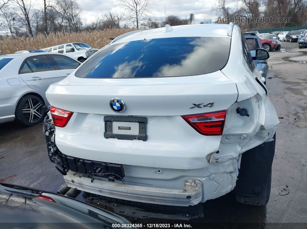 2015 Bmw X4 Xdrive35i White vin: 5UXXW5C54F0E87053