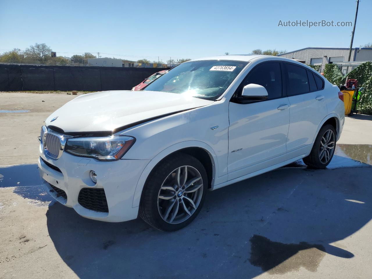 2015 Bmw X4 Xdrive35i White vin: 5UXXW5C54F0E87831