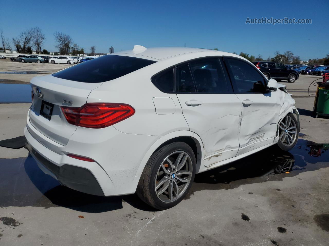 2015 Bmw X4 Xdrive35i White vin: 5UXXW5C54F0E87831