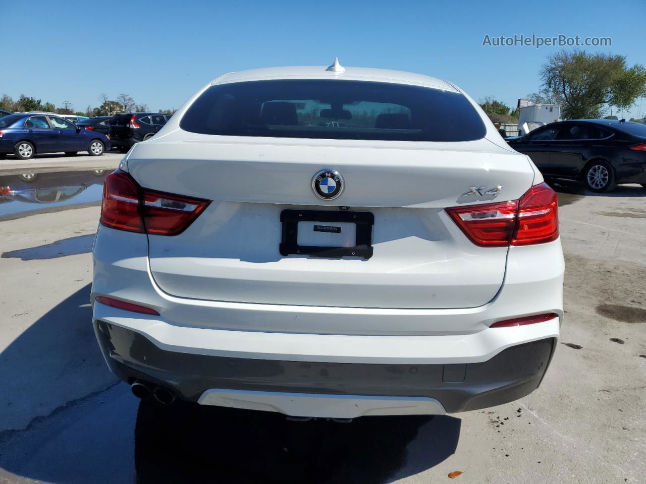 2015 Bmw X4 Xdrive35i White vin: 5UXXW5C54F0E87831