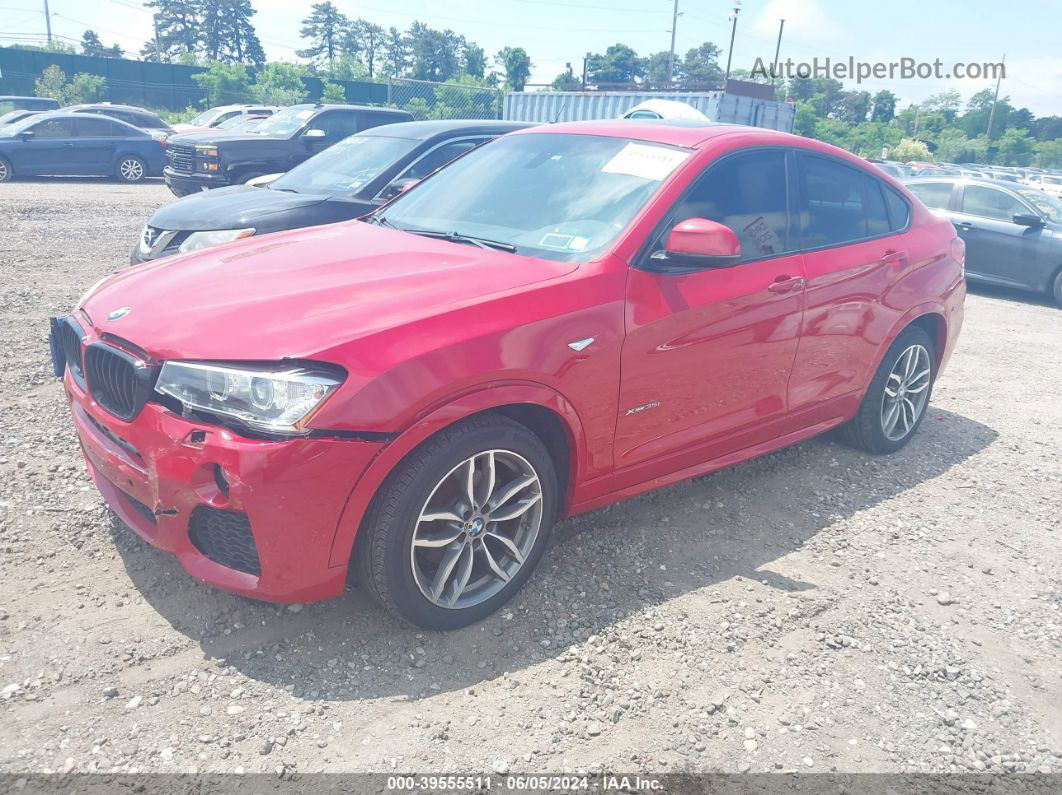 2015 Bmw X4 Xdrive35i Red vin: 5UXXW5C54F0E88431