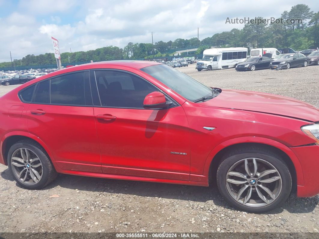 2015 Bmw X4 Xdrive35i Red vin: 5UXXW5C54F0E88431