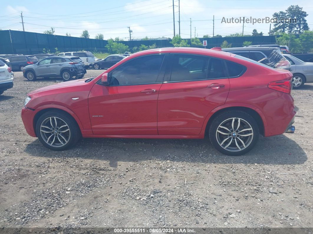 2015 Bmw X4 Xdrive35i Red vin: 5UXXW5C54F0E88431