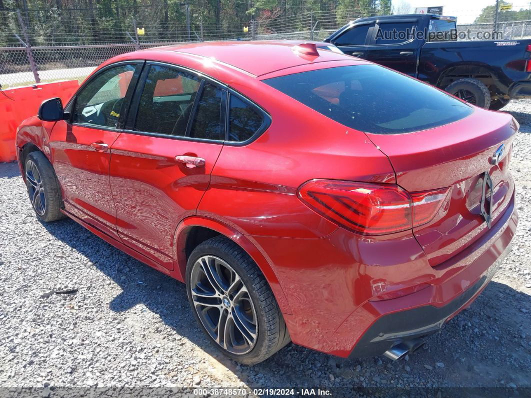 2015 Bmw X4 Xdrive35i Red vin: 5UXXW5C54F0E88896