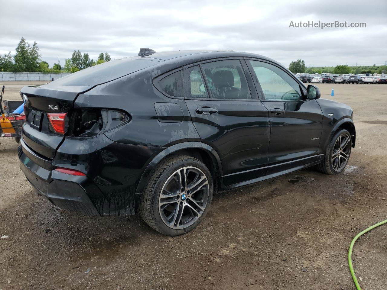 2015 Bmw X4 Xdrive35i Black vin: 5UXXW5C55F0E87384