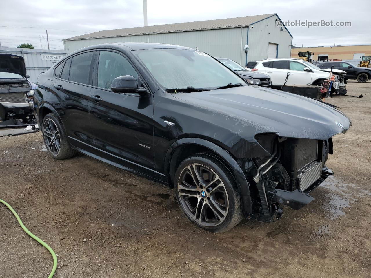 2015 Bmw X4 Xdrive35i Black vin: 5UXXW5C55F0E87384