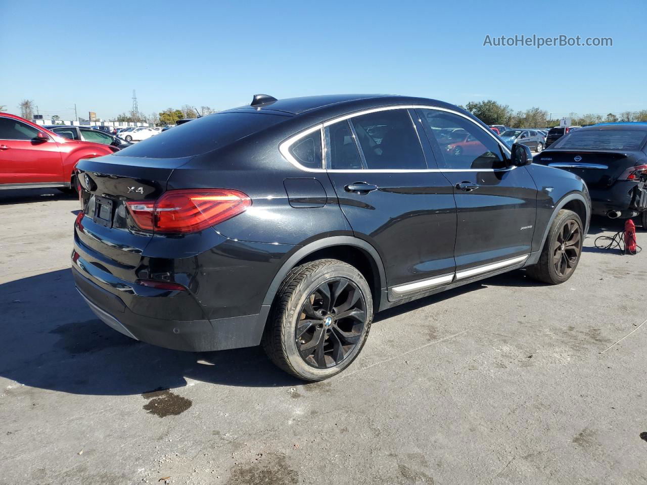 2015 Bmw X4 Xdrive35i Black vin: 5UXXW5C57F0E87127