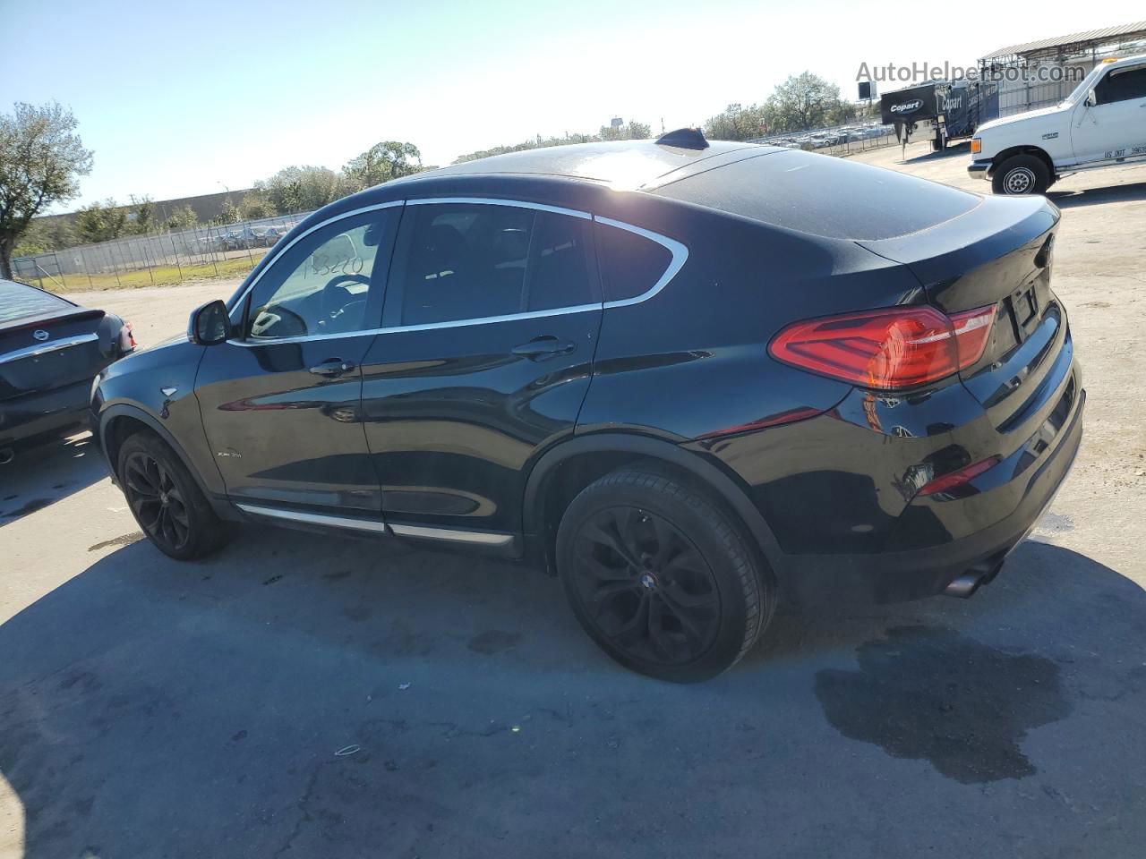 2015 Bmw X4 Xdrive35i Black vin: 5UXXW5C57F0E87127