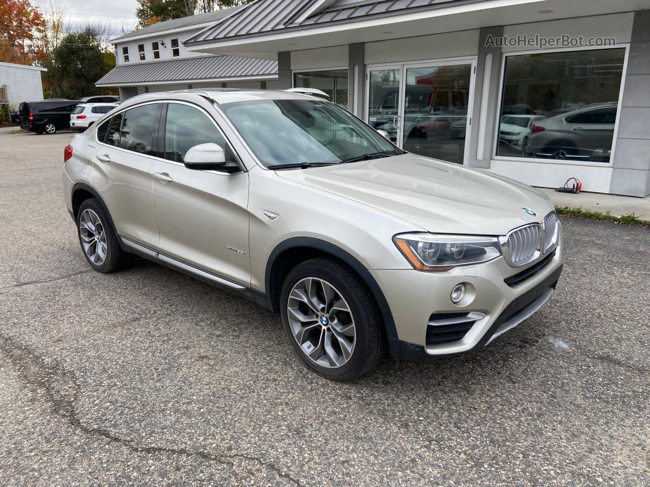 2015 Bmw X4 Xdrive35i Золотой vin: 5UXXW5C58F0E87069