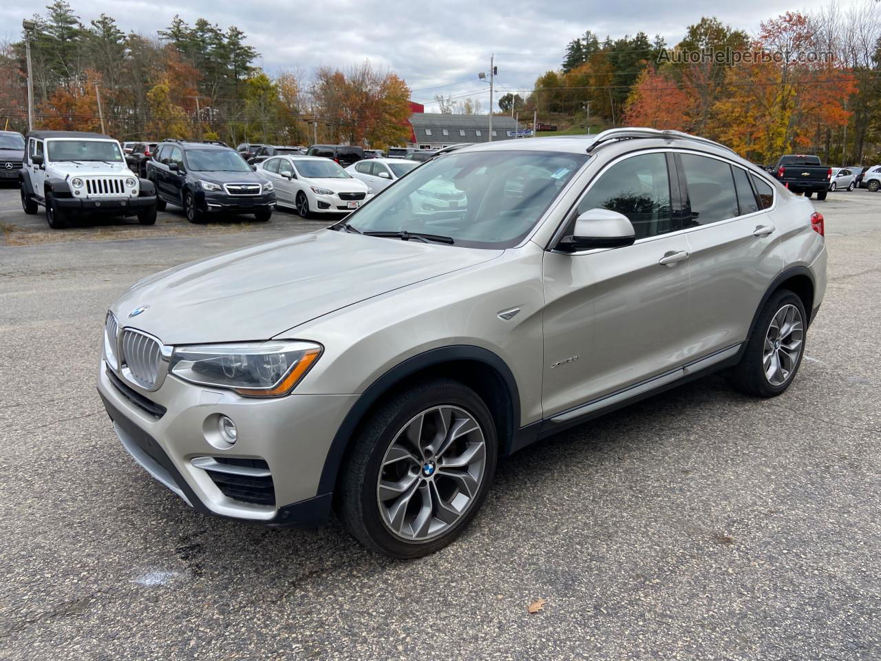 2015 Bmw X4 Xdrive35i Золотой vin: 5UXXW5C58F0E87069