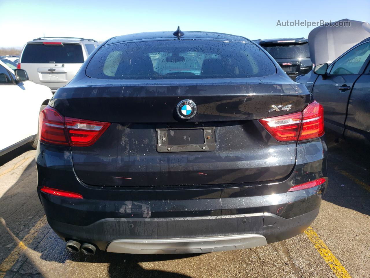 2015 Bmw X4 Xdrive35i Black vin: 5UXXW5C58F0E87265