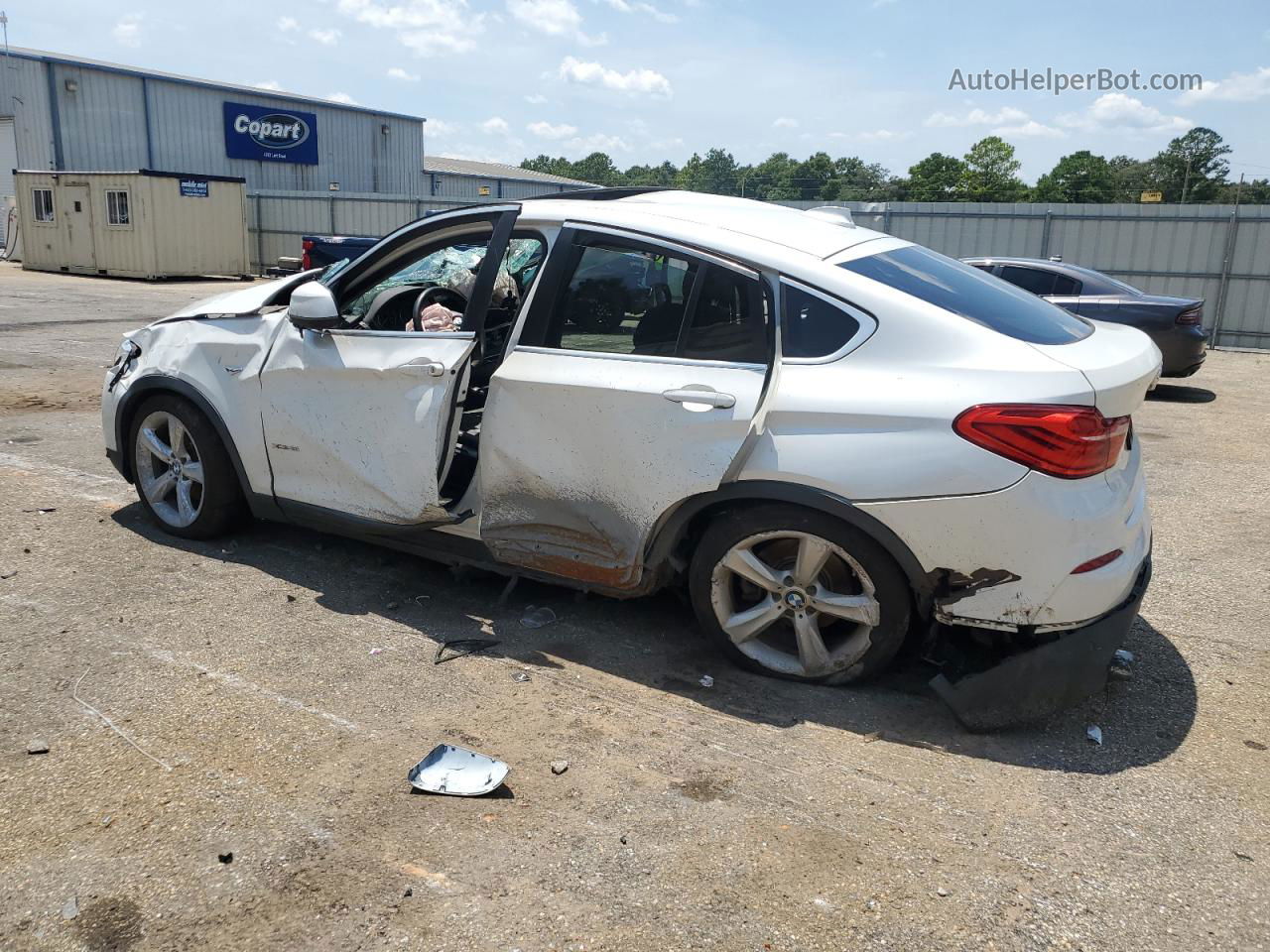 2015 Bmw X4 Xdrive35i White vin: 5UXXW5C58F0E87816