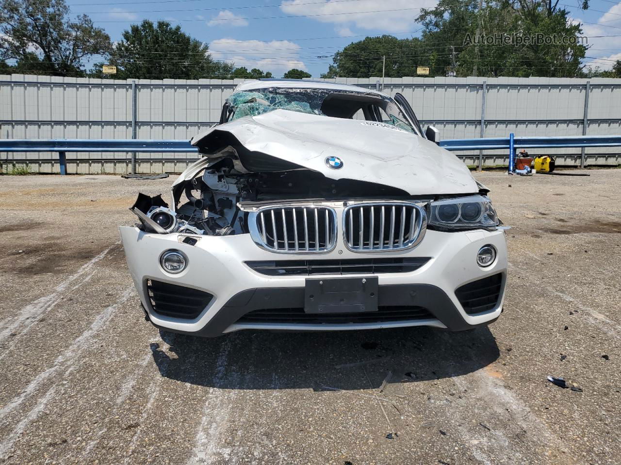 2015 Bmw X4 Xdrive35i White vin: 5UXXW5C58F0E87816