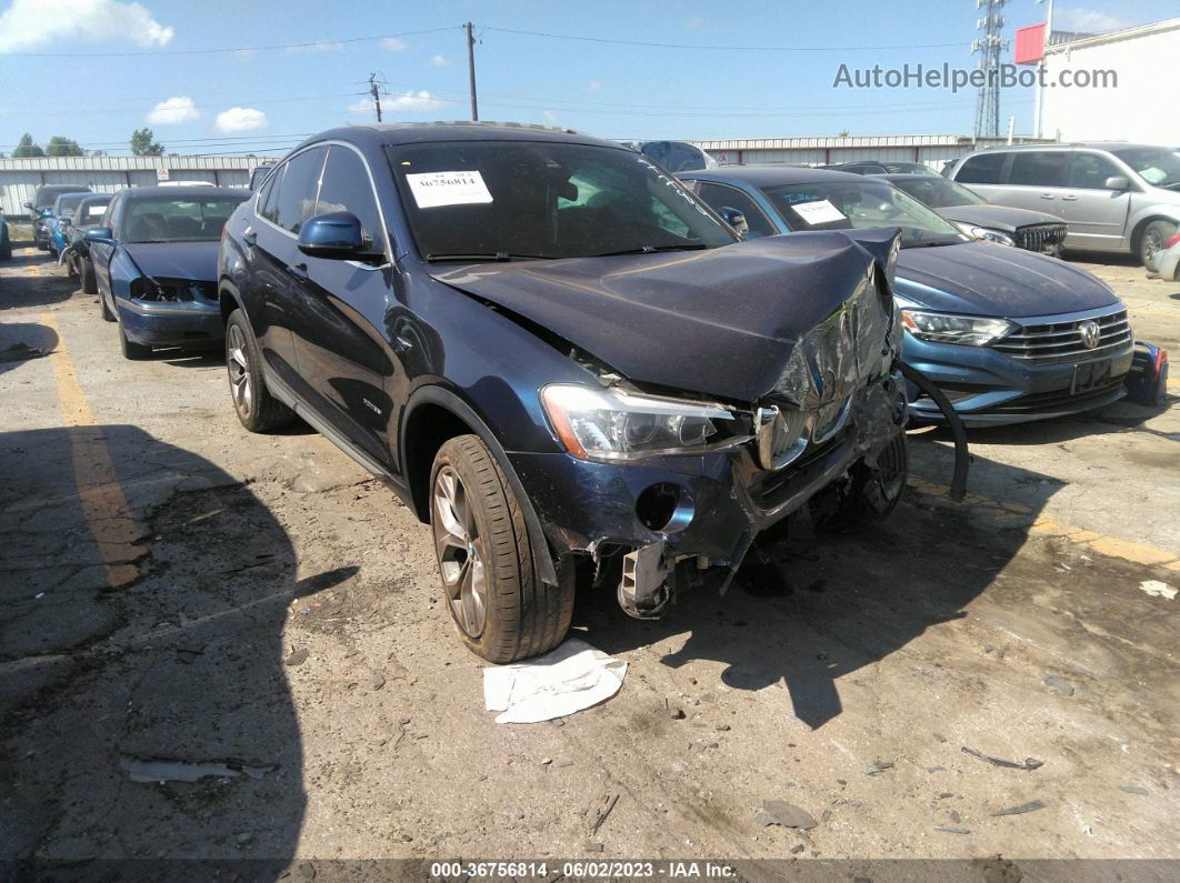 2015 Bmw X4 Xdrive35i Blue vin: 5UXXW5C5XF0E87784