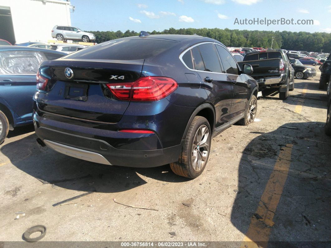 2015 Bmw X4 Xdrive35i Blue vin: 5UXXW5C5XF0E87784