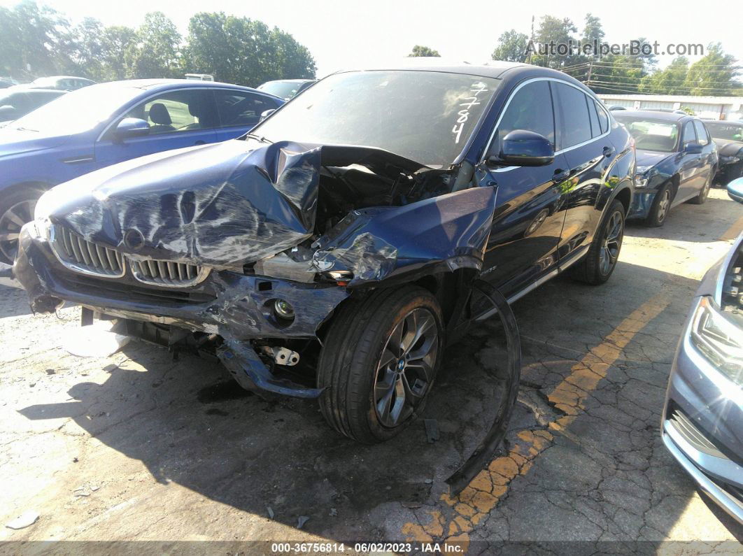 2015 Bmw X4 Xdrive35i Blue vin: 5UXXW5C5XF0E87784