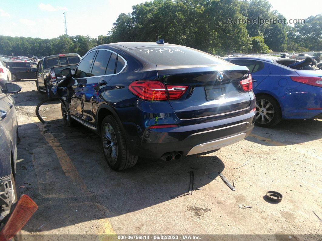 2015 Bmw X4 Xdrive35i Blue vin: 5UXXW5C5XF0E87784