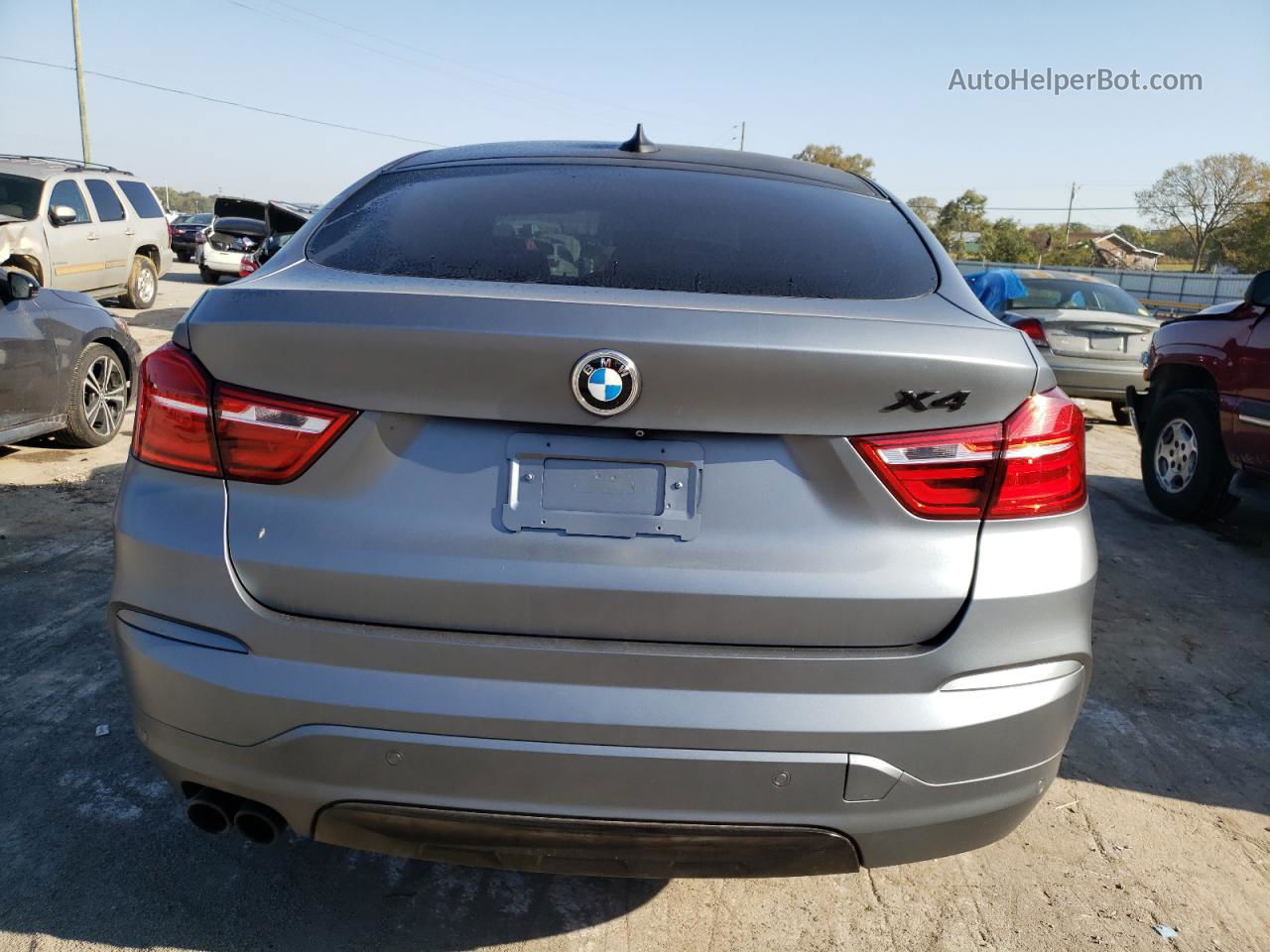 2015 Bmw X4 Xdrive35i Gray vin: 5UXXW5C5XF0E88899