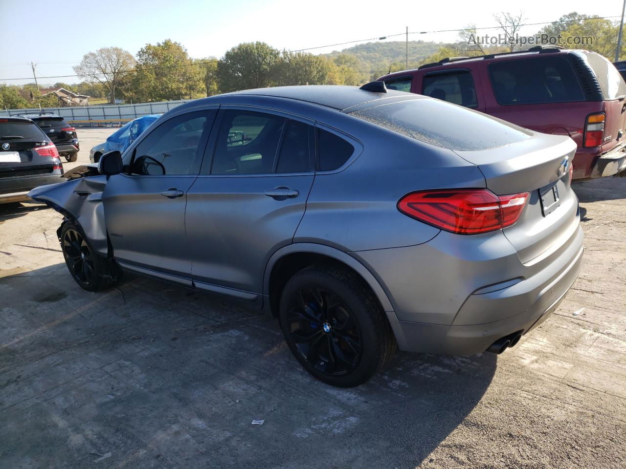 2015 Bmw X4 Xdrive35i Gray vin: 5UXXW5C5XF0E88899