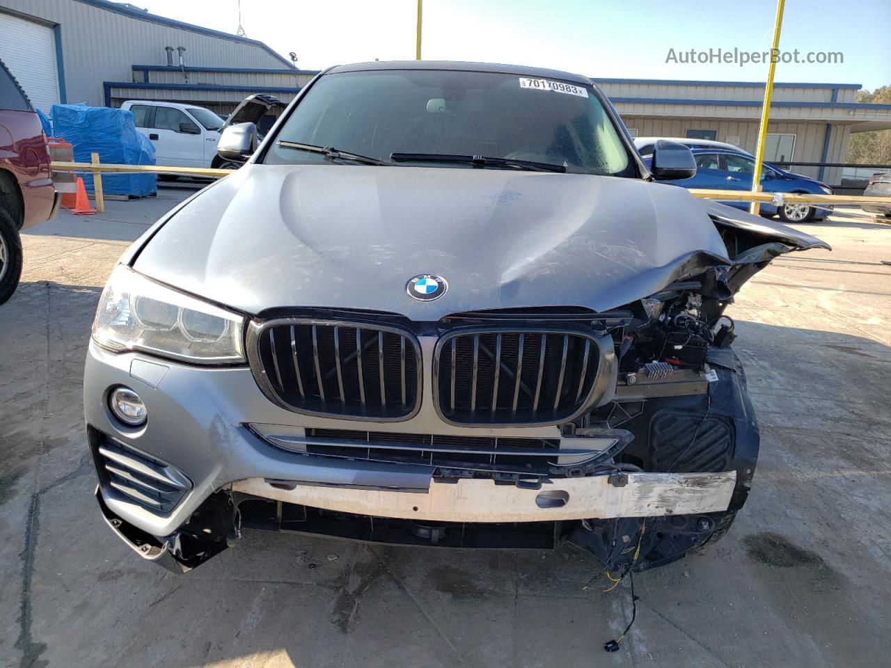 2015 Bmw X4 Xdrive35i Gray vin: 5UXXW5C5XF0E88899