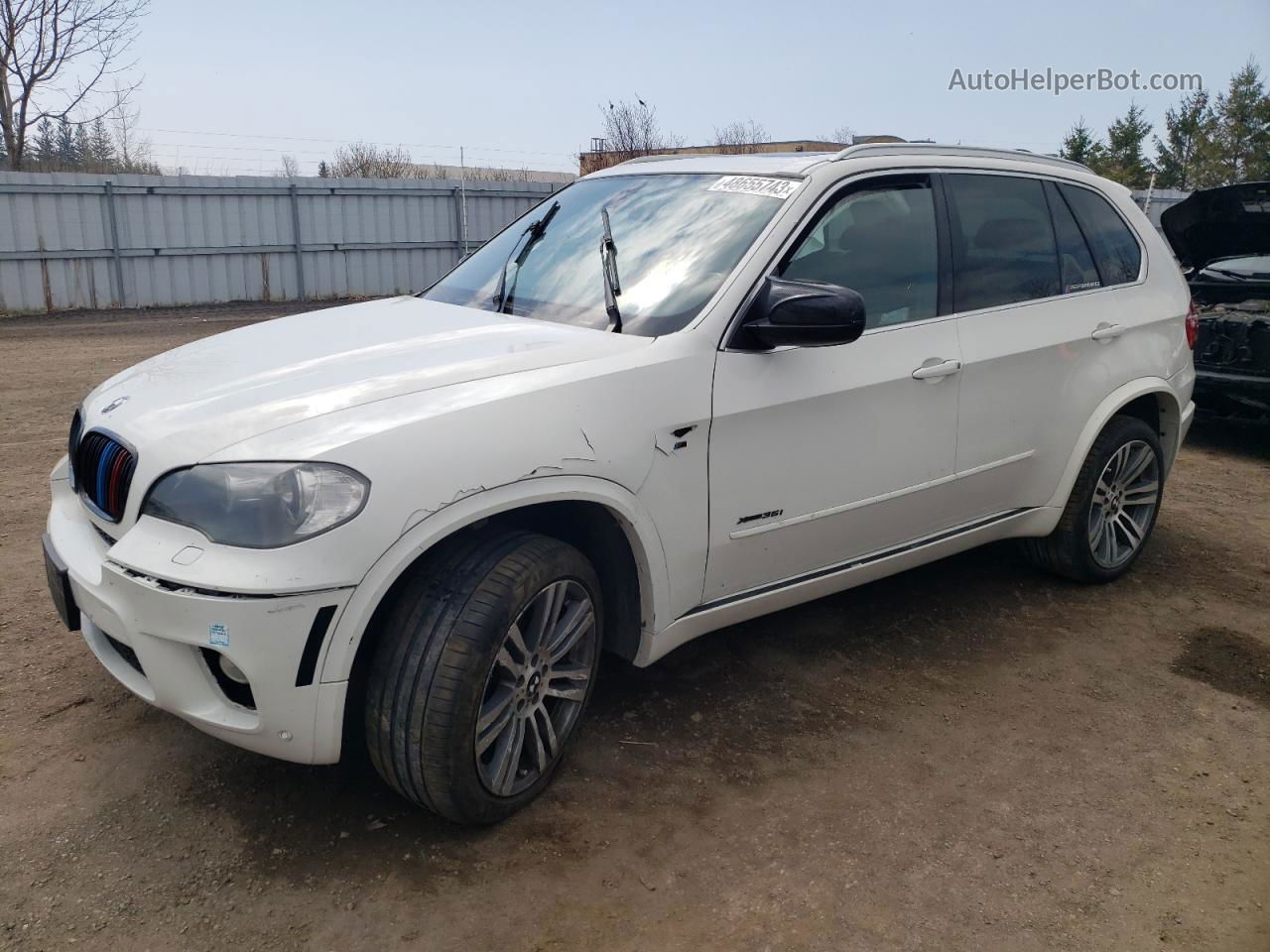 2011 Bmw X5 Xdrive35i White vin: 5UXZV4C50BL412006