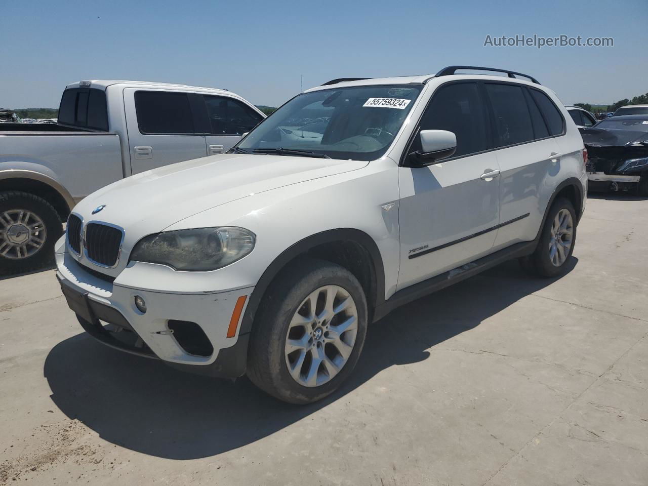 2011 Bmw X5 Xdrive35i White vin: 5UXZV4C50BL415262