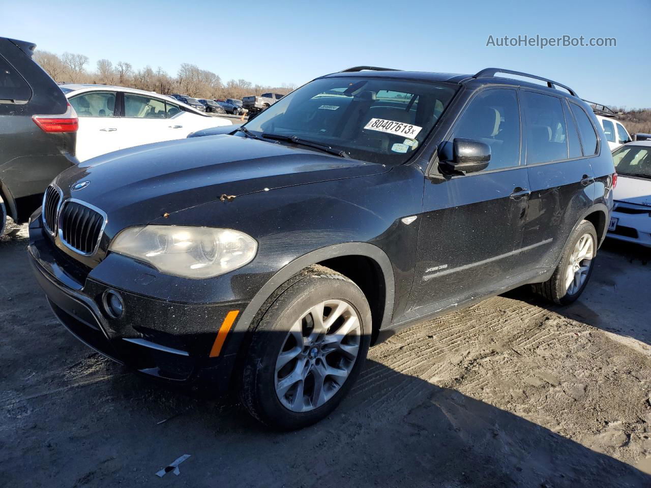 2012 Bmw X5 Xdrive35i Black vin: 5UXZV4C50CL746750