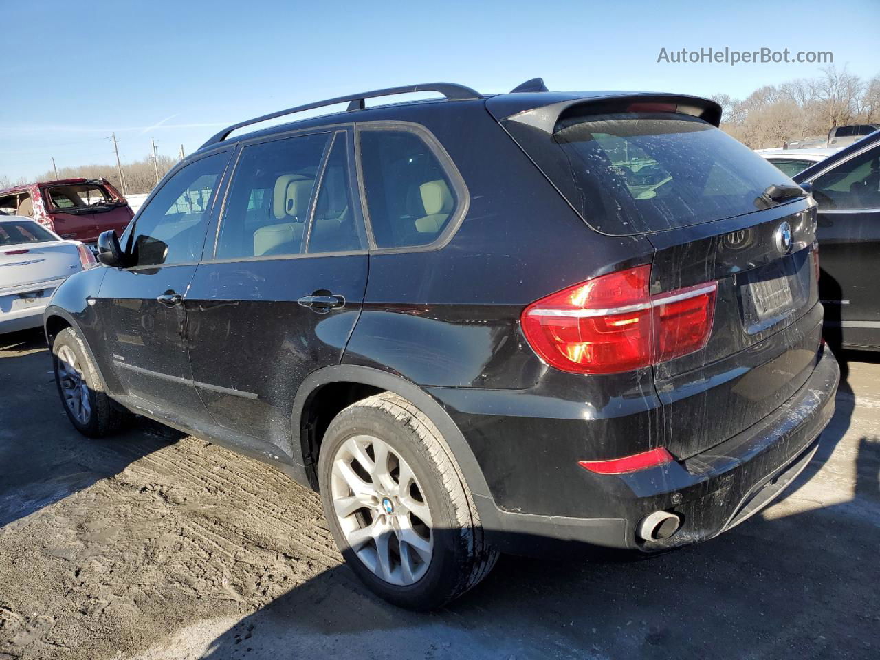 2012 Bmw X5 Xdrive35i Black vin: 5UXZV4C50CL746750